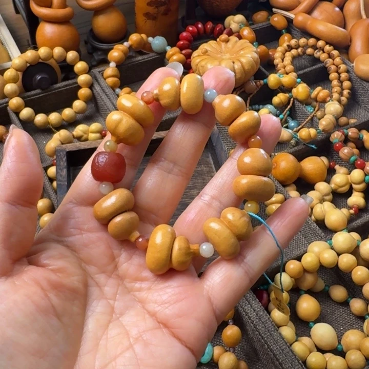 青***子葫芦手串钱袋手串