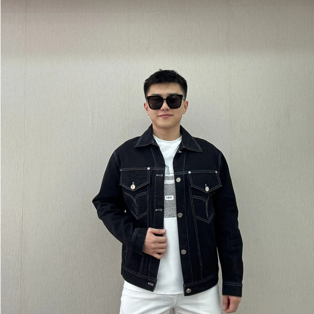 古帝特尼-春夏新款潮流男士痞帅休闲男款翻领牛仔外套SY-88137