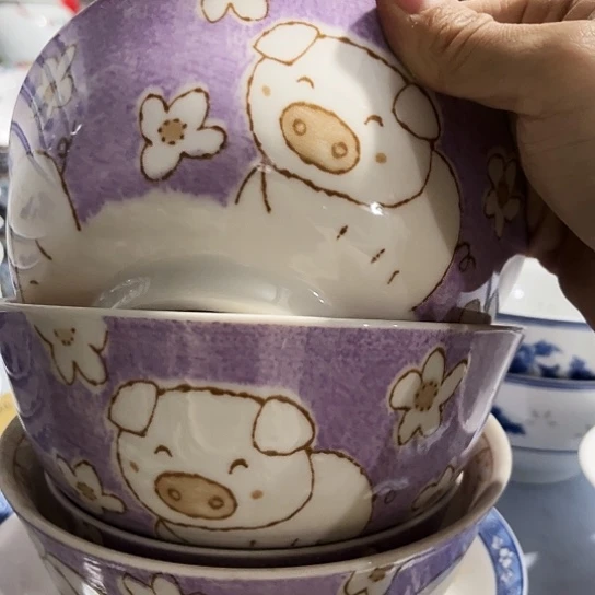 盘6寸碗两个陶瓷陶瓷