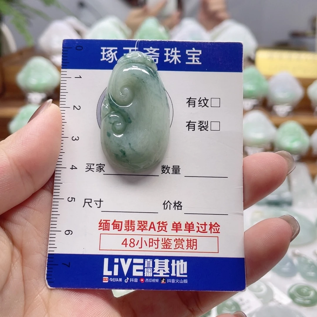 颈饰未镶嵌翡翠如意