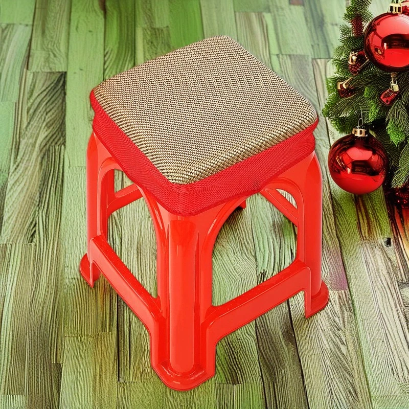 软屁垫椅子胶凳子座垫上班坐垫透气加厚套罩夏季藤席凉垫防滑加厚