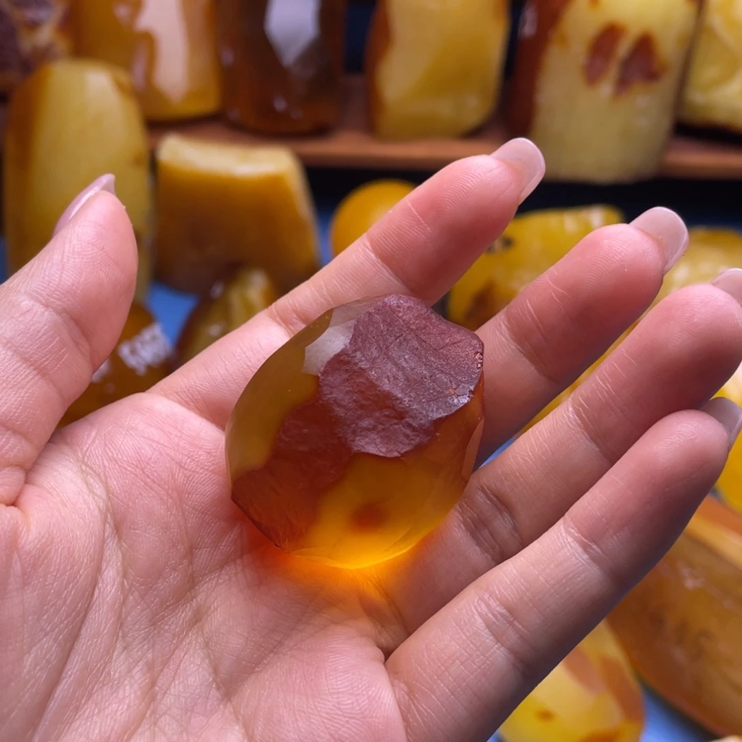 定制蜜蜡未镶嵌管*严原石定制