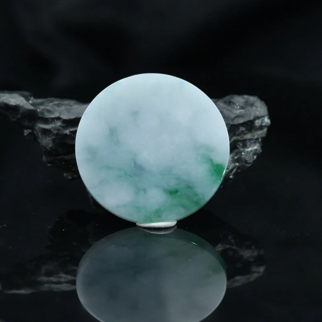 FC52天然缅甸A货飘花无事牌/700255/保利厦门拍卖