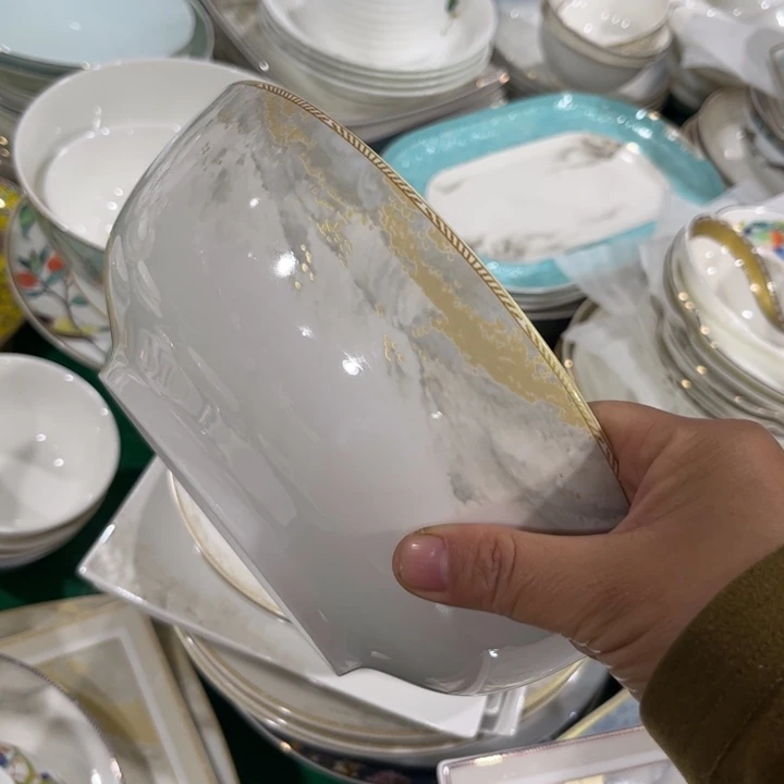 瓷片海岸八寸汤碗一个微瑕