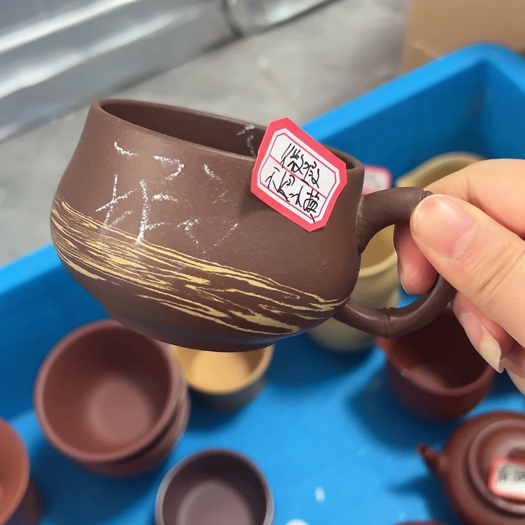 紫砂茶壶黄龙山原矿紫砂