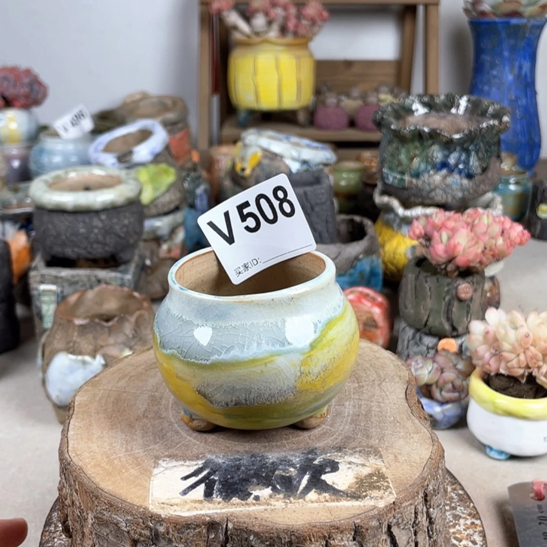 紫砂花盆陶瓷花盆 开播福利