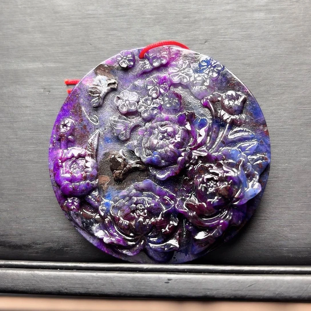 苏纪石（舒俱来）未镶嵌圆牌