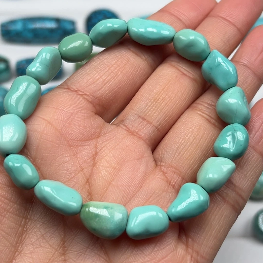 绿松石珠宝奇石未镶嵌