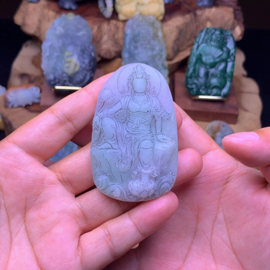 神***7定制翡翠未镶嵌翡翠