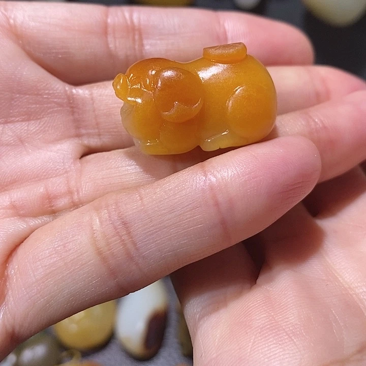 【闪购商品】和田玉挂件未镶嵌林*