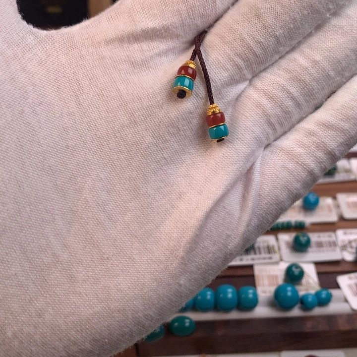 18K金镶嵌绿松石5.1