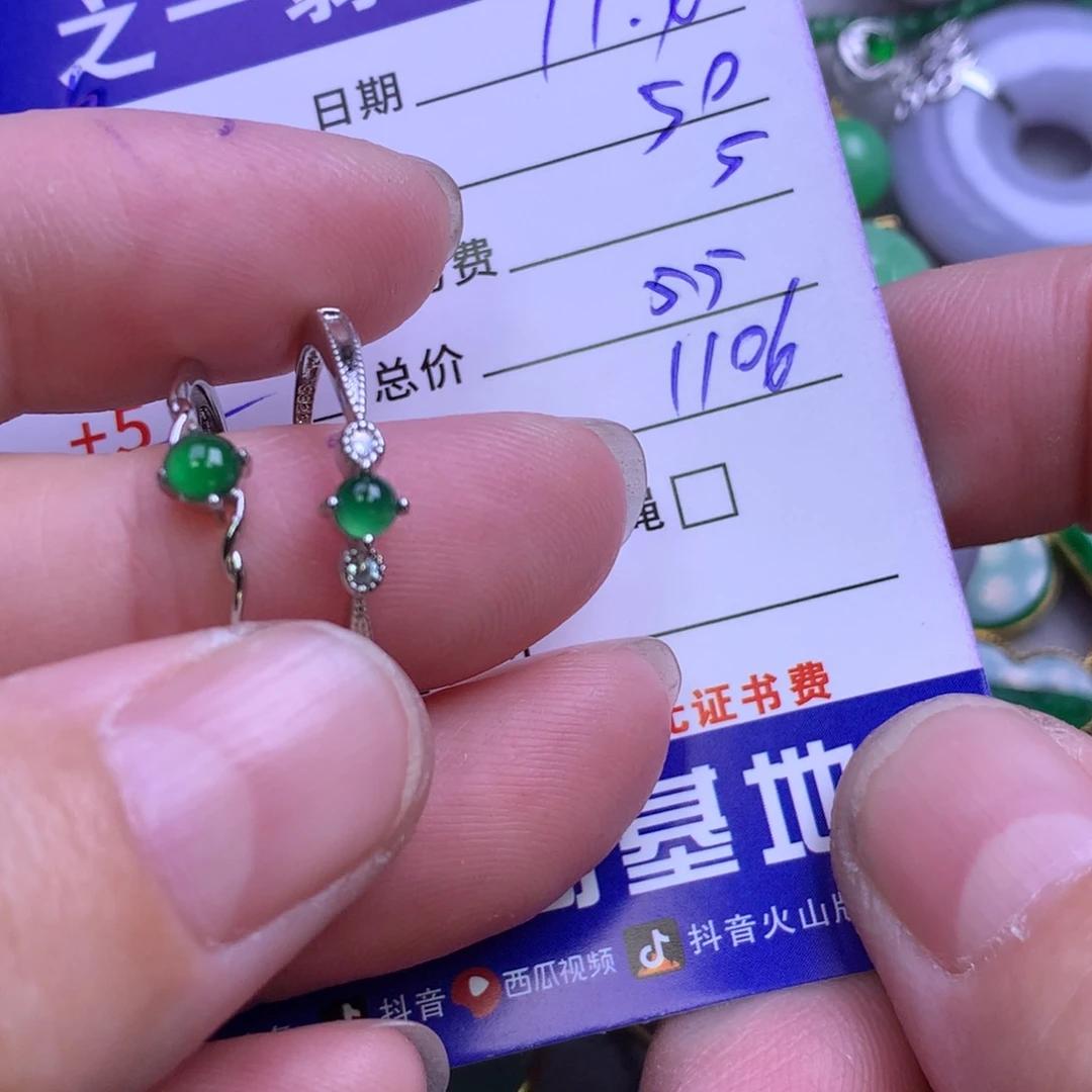 颈饰未镶嵌翡翠鱼*