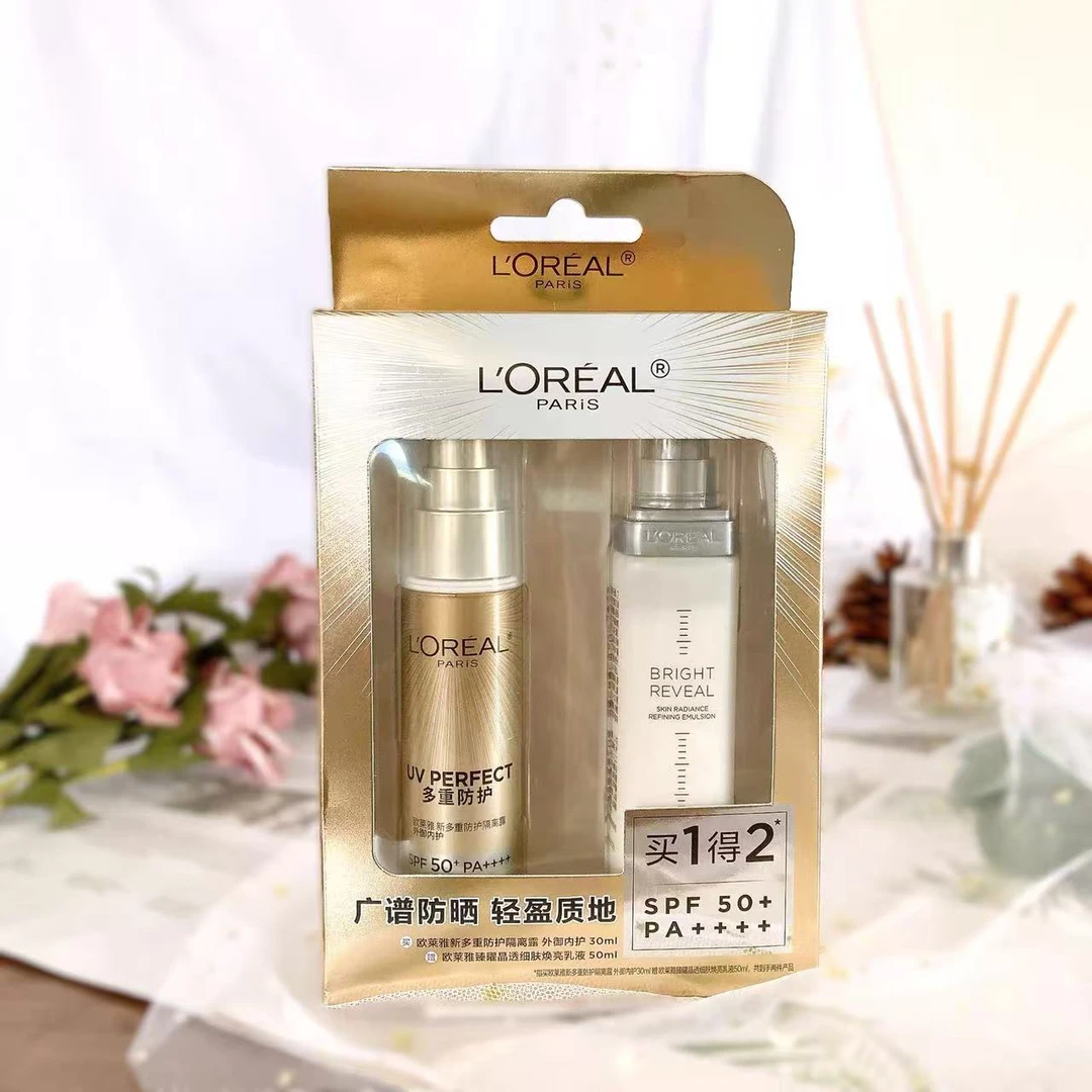 L'ORÉAL/欧莱雅欧莱雅防晒护肤套装-外御内护-