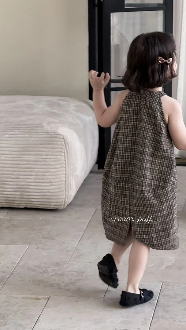 2025夏季新款女童韩系实体线下品质 连衣裙裤子体恤开衫套装打底