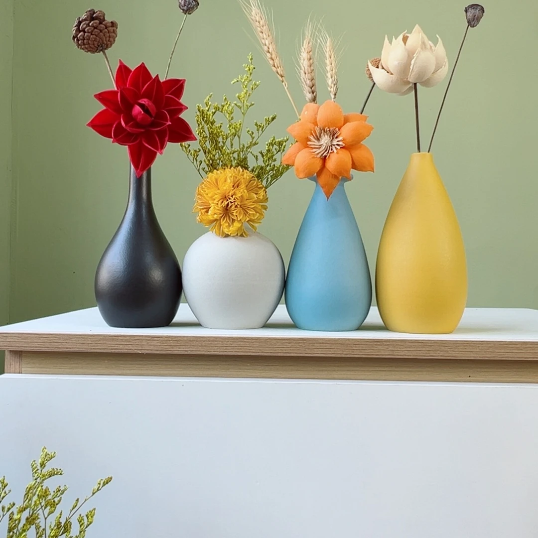 摆件花瓶带花高度20-30厘米左右