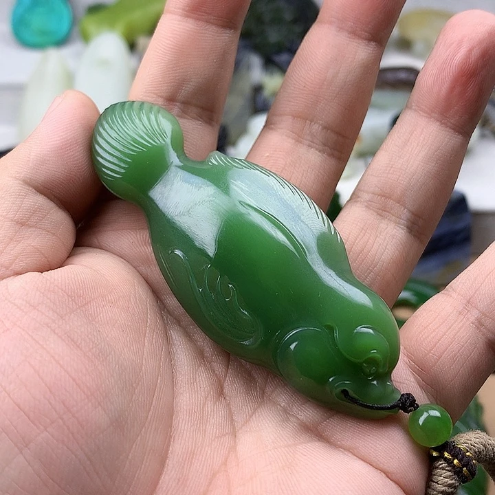和田玉未镶嵌颈饰f****g