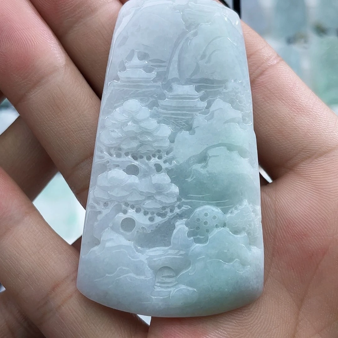 颈饰未镶嵌翡翠翡翠