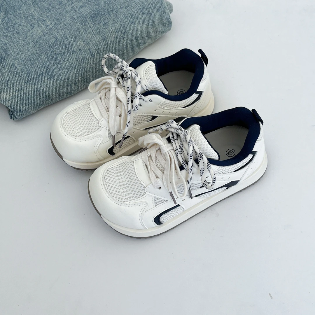 米兰丑萌大头德训鞋女2025秋季新款软底舒适宽头不挤脚百搭休闲鞋