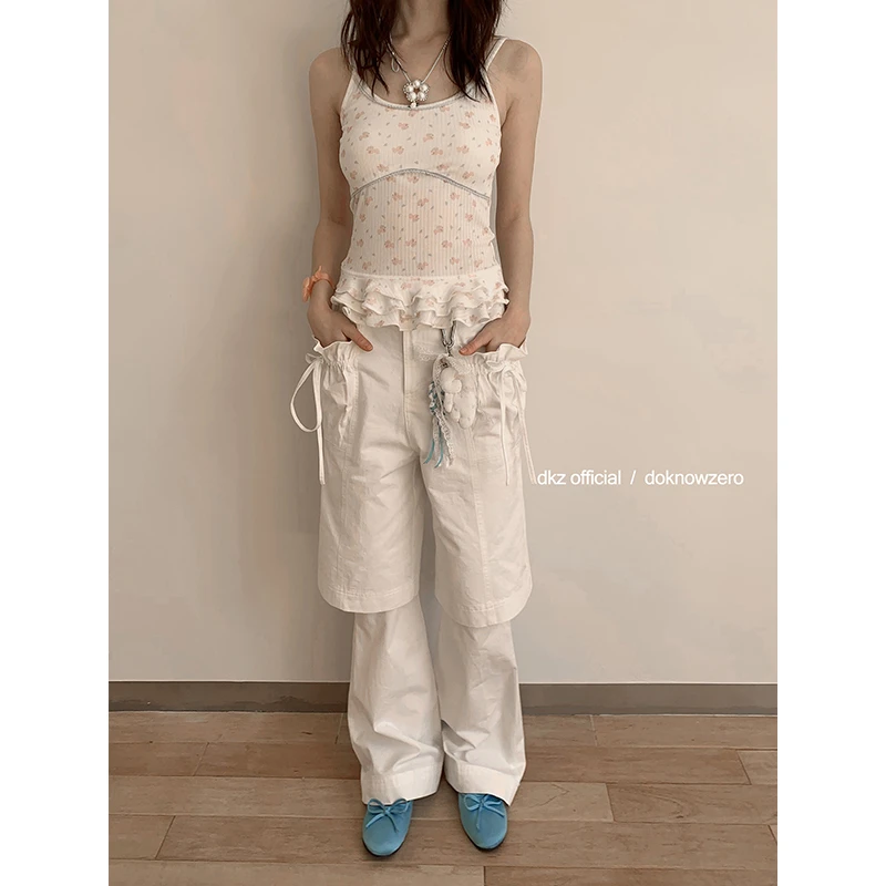 DKZ 明星博主同款真两件百搭可拆卸休闲裤