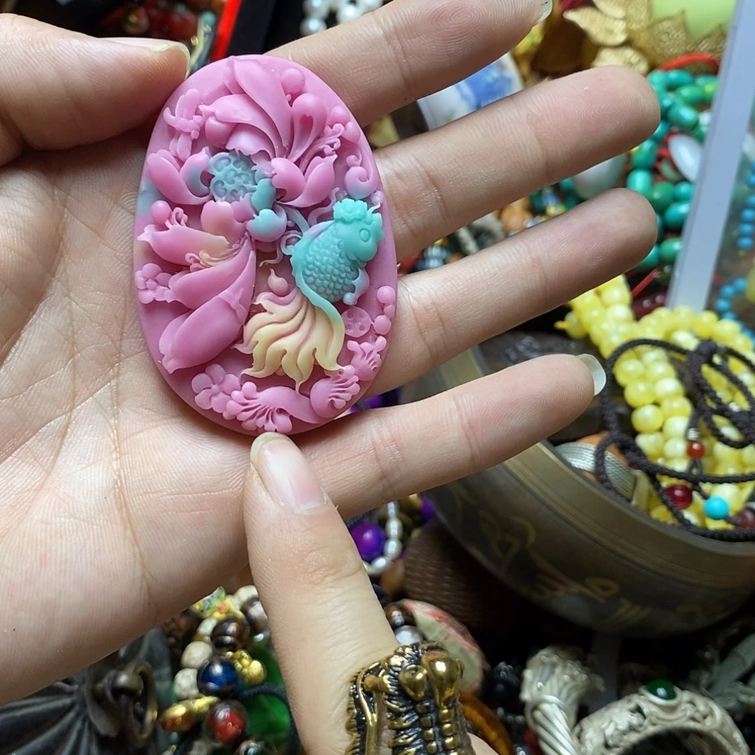 滴血莲花菩提吊坠