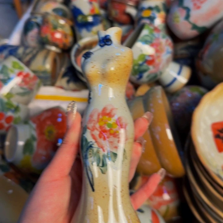 瓷片景德镇陶瓷手工手绘福利