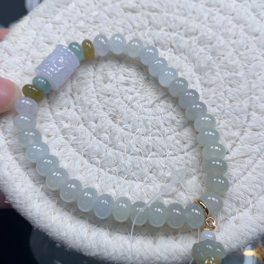 翡翠未镶嵌手链天然A货缅甸翡翠7