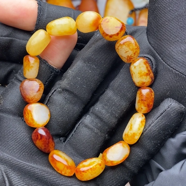 和田玉未镶嵌手链