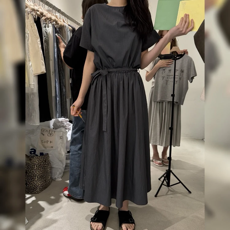 东大门正品 mone正反两穿收腰连衣裙（不支持退货！）