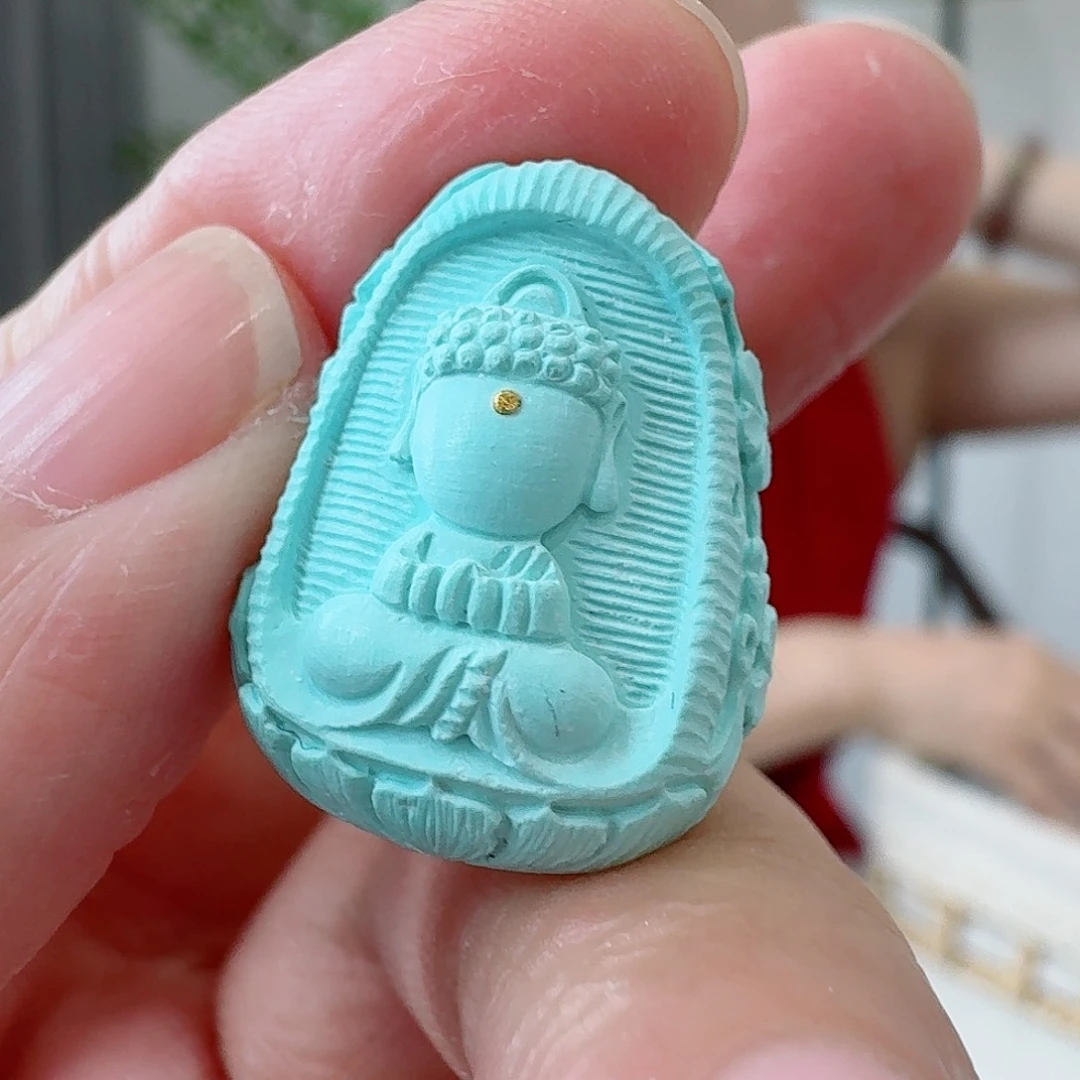 绿松石未镶嵌珠宝半成品