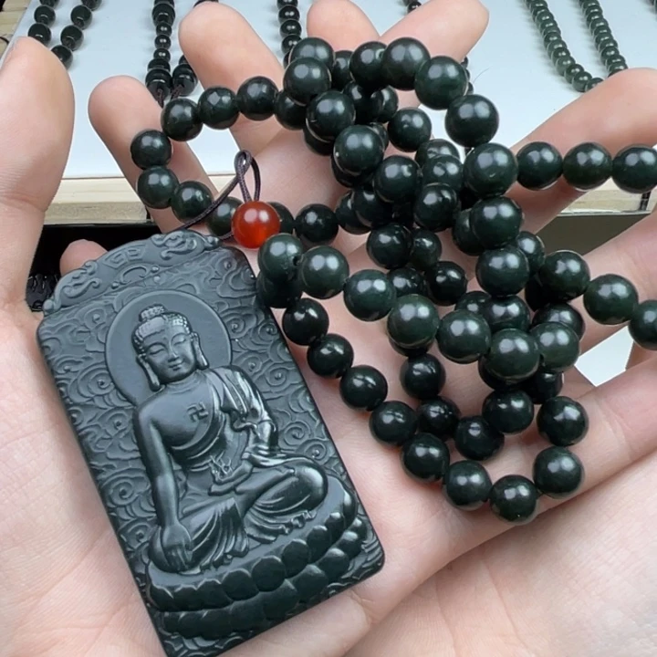 颈饰未镶嵌和田玉︶****™