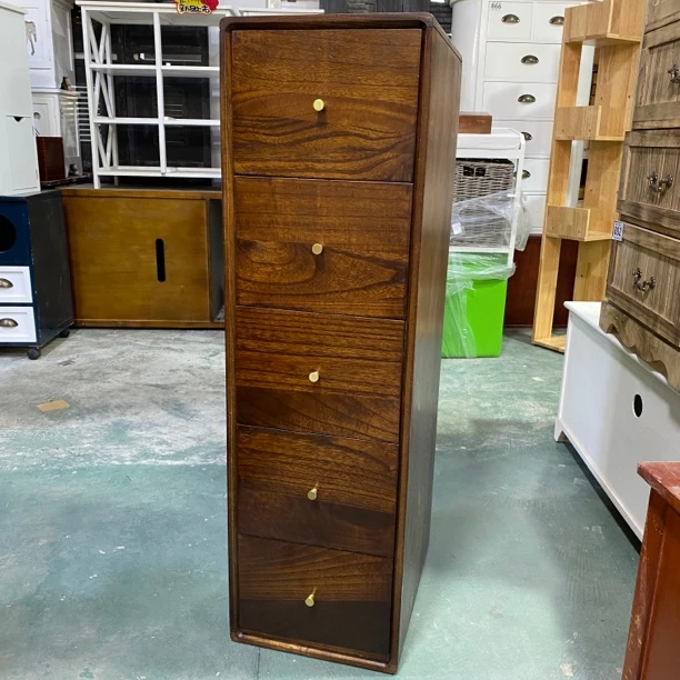 30-全实木886意式五抽美式斗柜客厅收纳柜