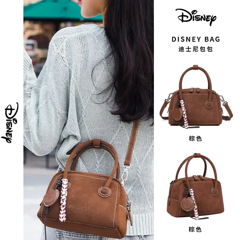 Disney/迪士尼保龄球包包女式 2025新款秋冬手提斜挎包贝壳女包