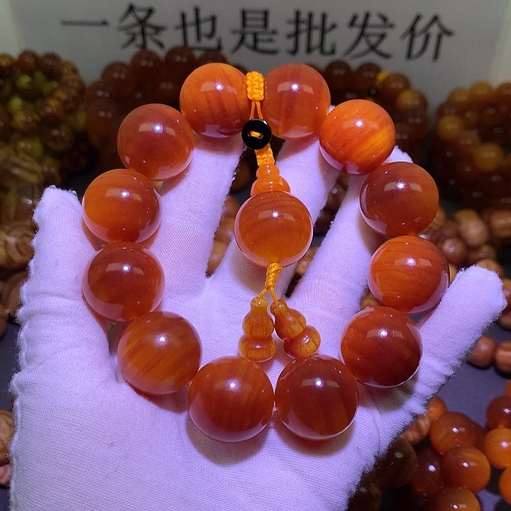 松木（琥珀木）手串/手链2.1 包浆高货