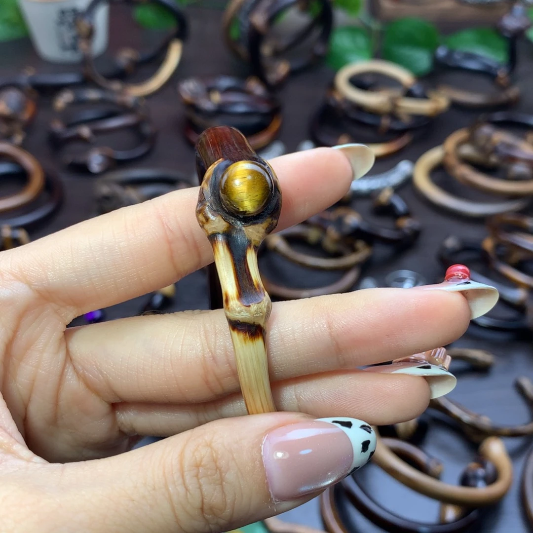 鎏金金刚藤手镯镶嵌