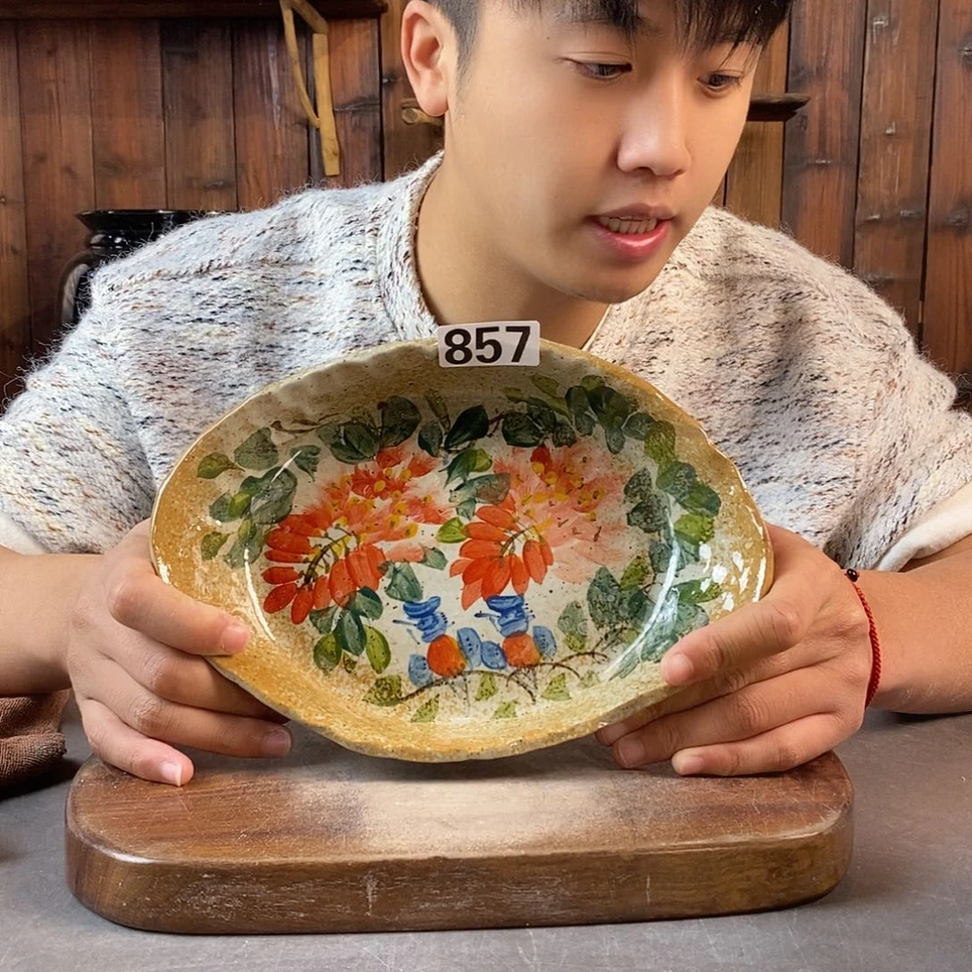 瓷片手工制作的857
