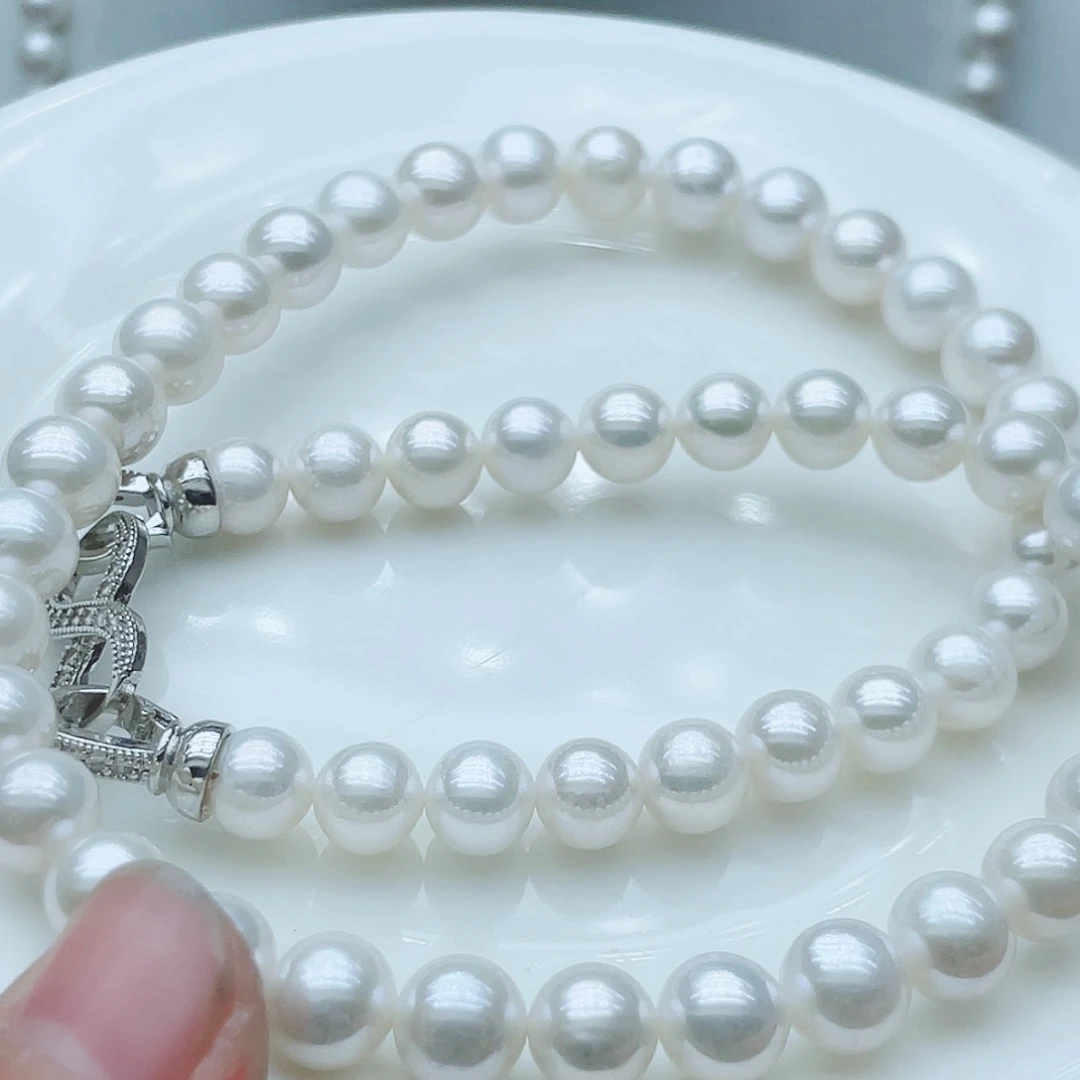 淡水珍珠颈饰钛钢?*童