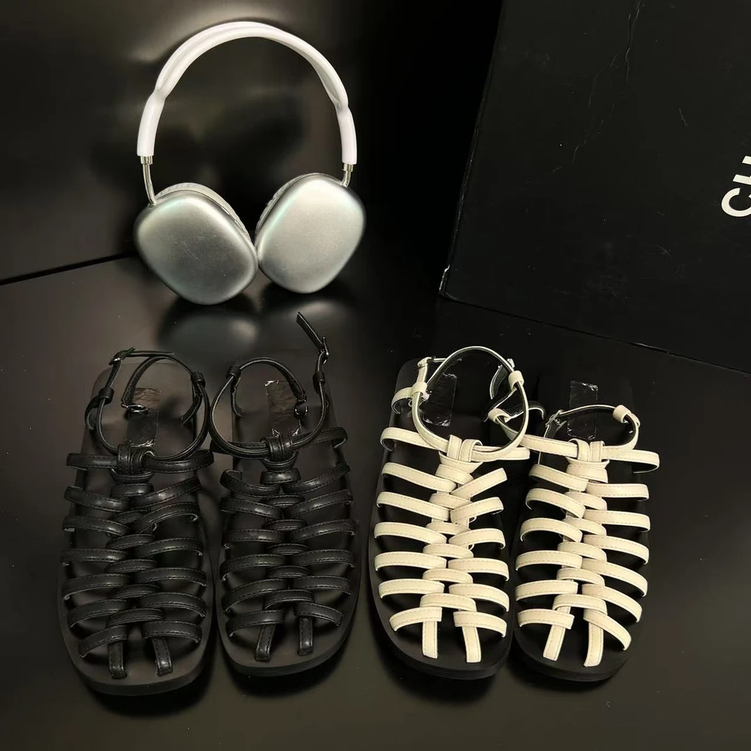 【佛罗伦萨印象】度假风编织镂空罗马凉鞋女2025夏季新款凉鞋88-17