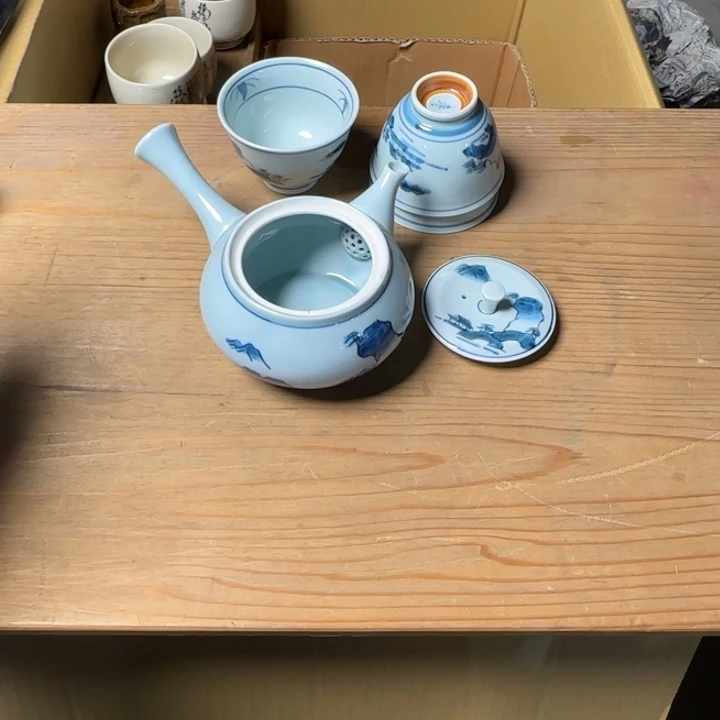 瓷片茶道具工艺品