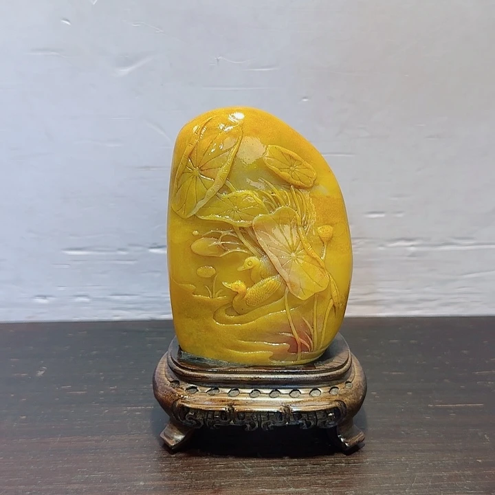 用***6寿山石寿山石摆件精品