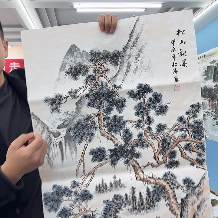 国画手绘国画作品