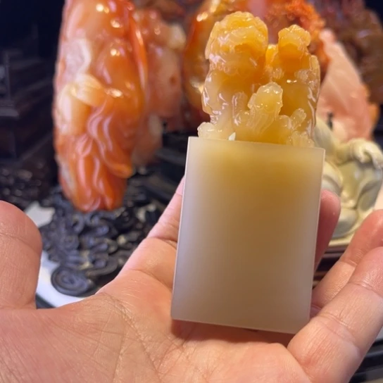 开***心老挝石印章好好看