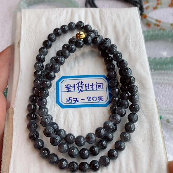 雪***香未镶嵌定制翡翠天然缅甸翡翠a货乌鸡项链假一赔十卡6.5