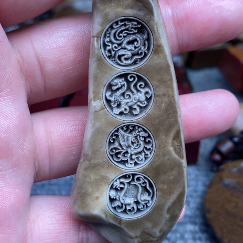【闪购商品】原石雕刻手把件