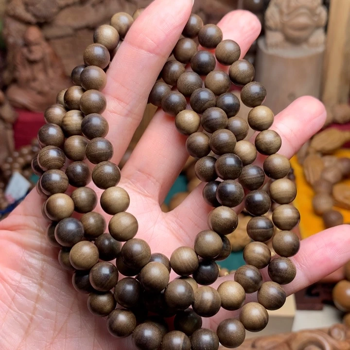 檀香木手串/手链老山檀0.8阴沉多圈