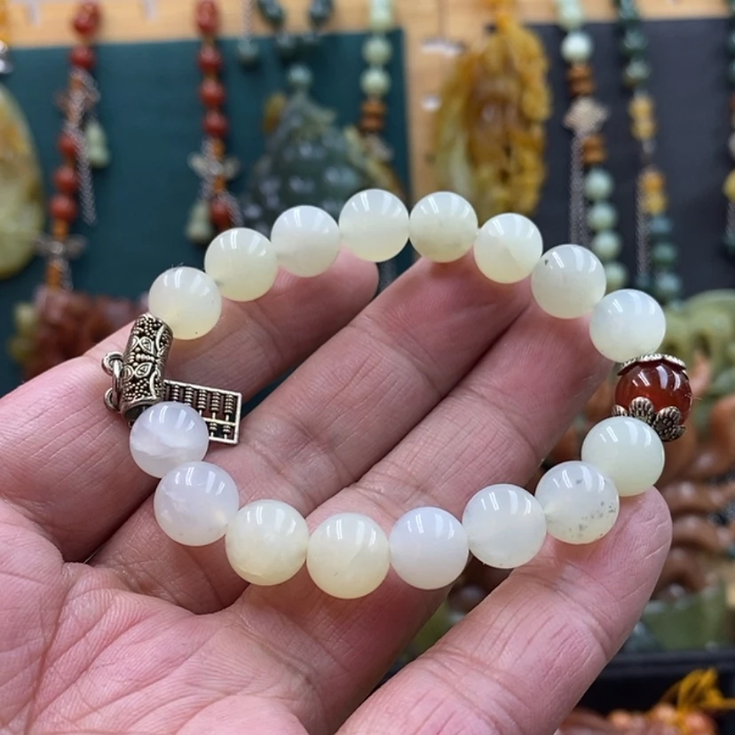 【闪购商品】未镶嵌岫玉手链随机发货