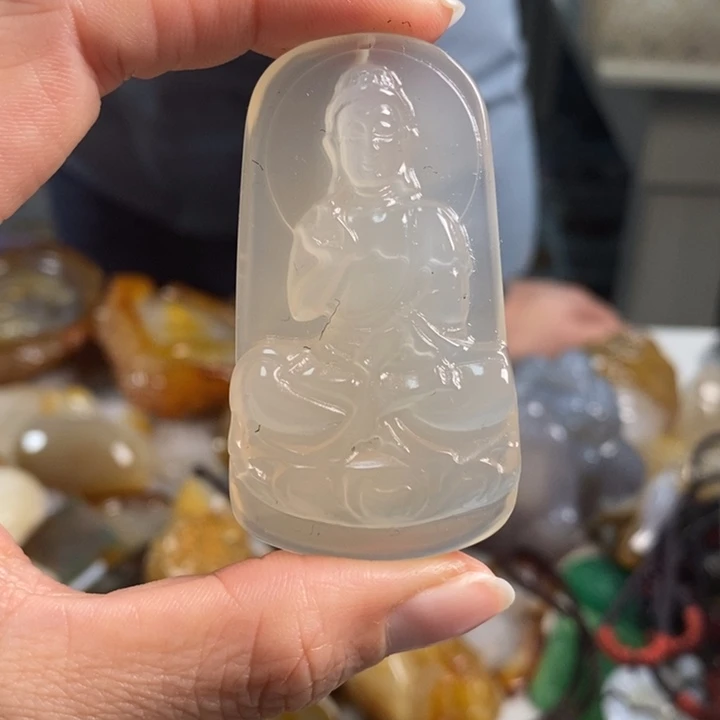 玛瑙/玉髓吊坠(不含链)未镶嵌