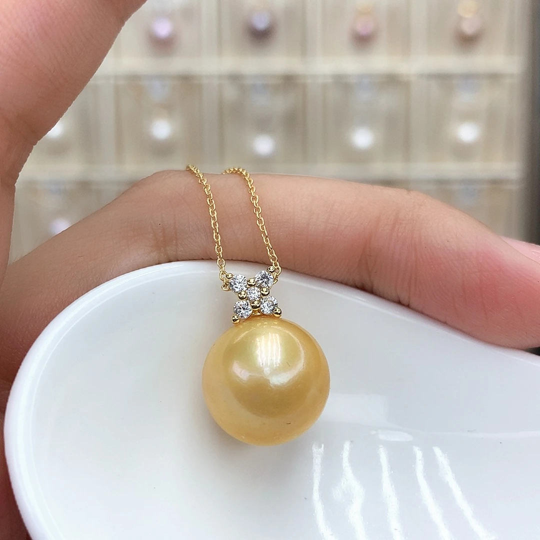 淡水珍珠合金颈饰