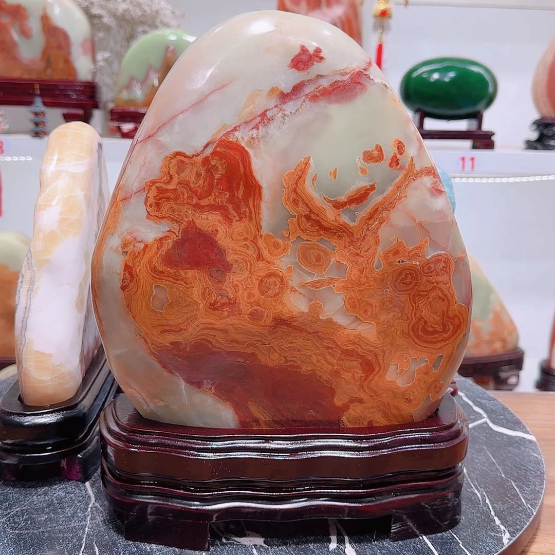 强***胜石材家居摆件办公室摆件