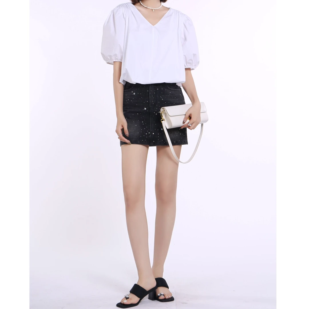 LD夏季设计感百搭短袖上衣透气通勤85205370