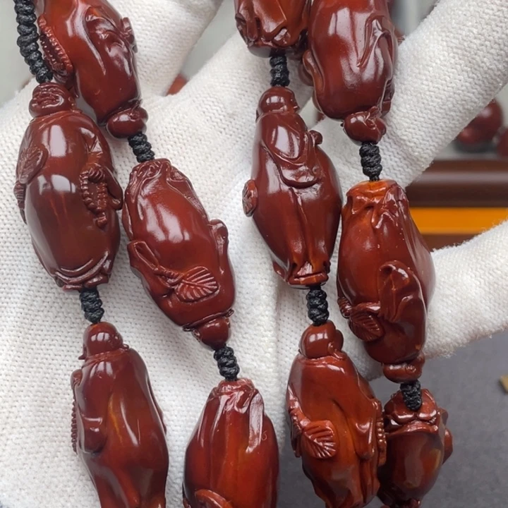 尕***0橄榄核手串/手链弥勒脖挂